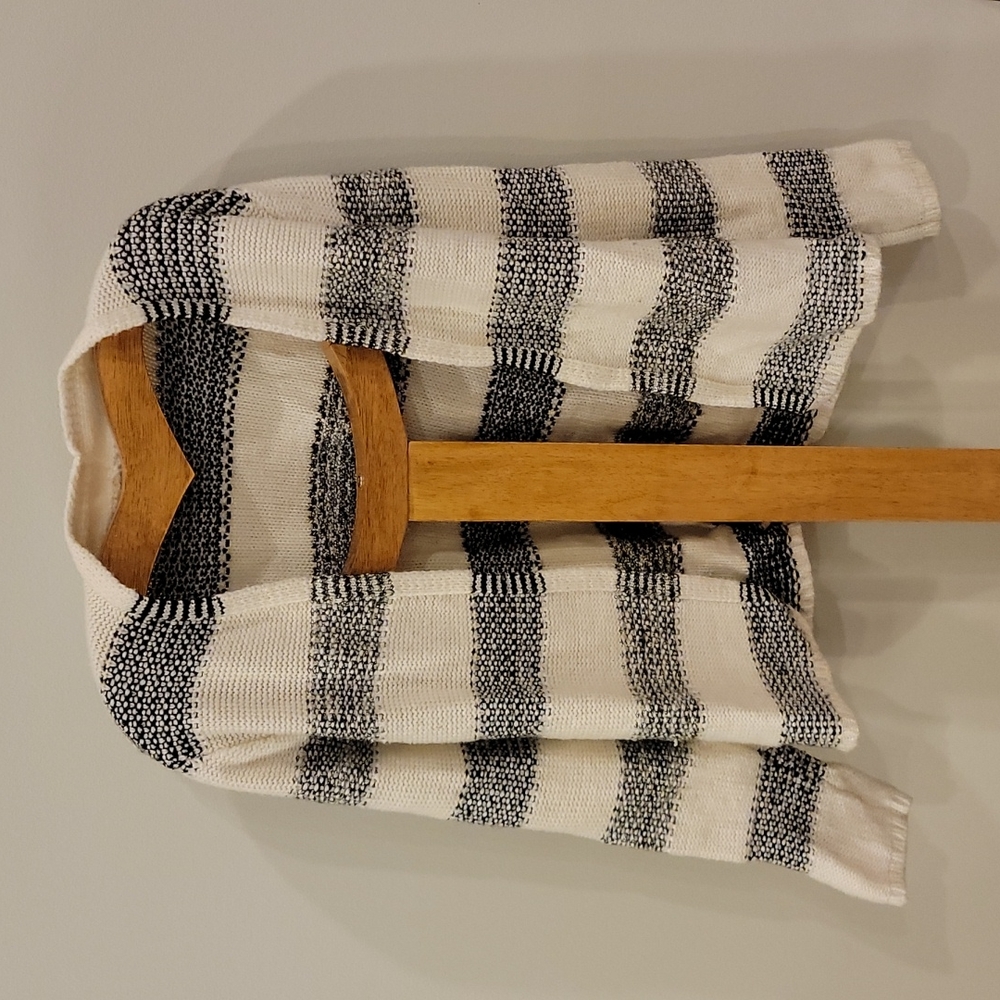 Coldwater Creek Striped Cardigan